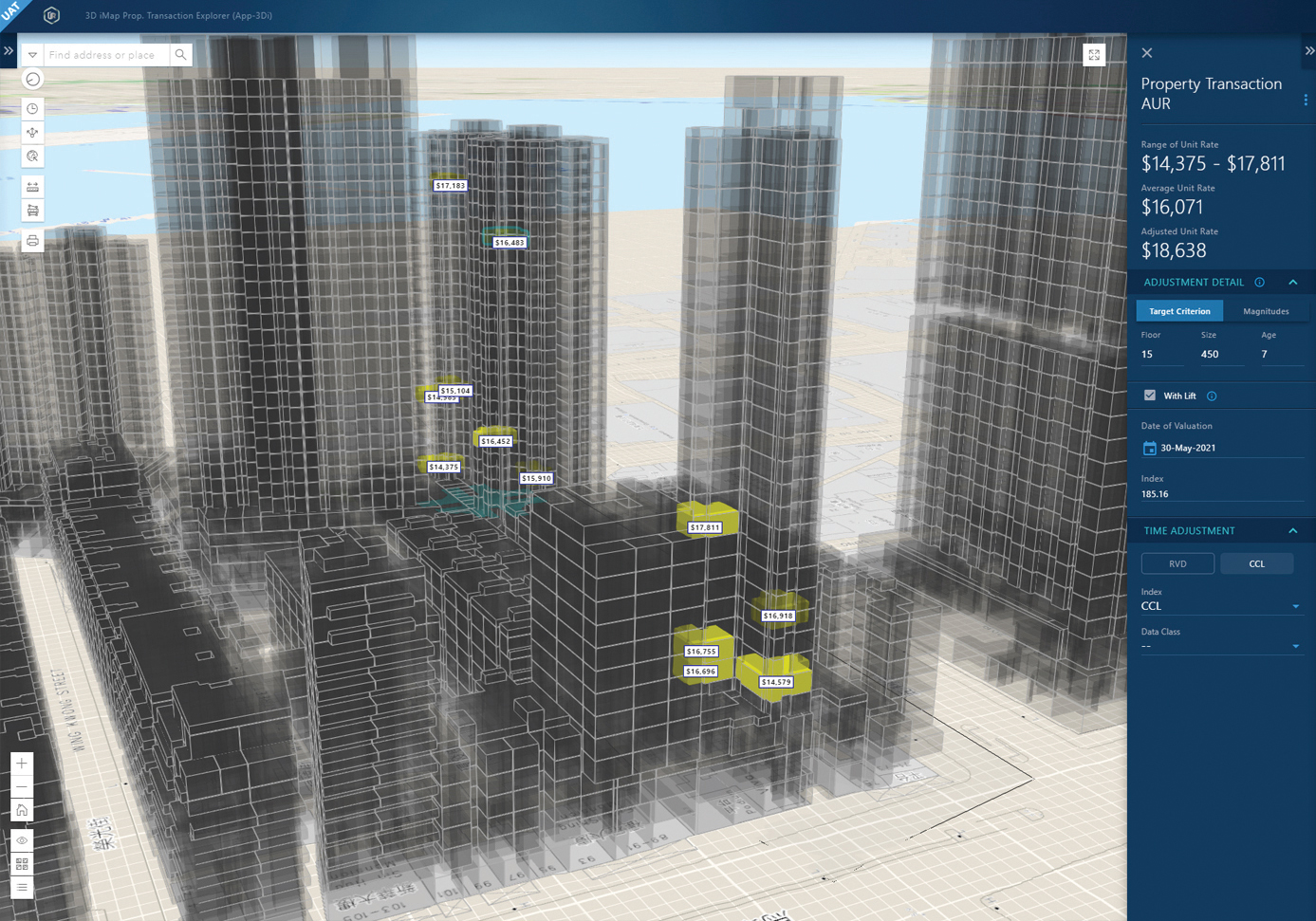 3D Property Transaction Explorer